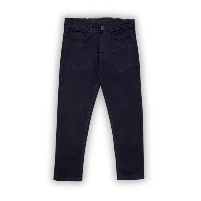 Premium Stretch Black Denim Jeans for Kids