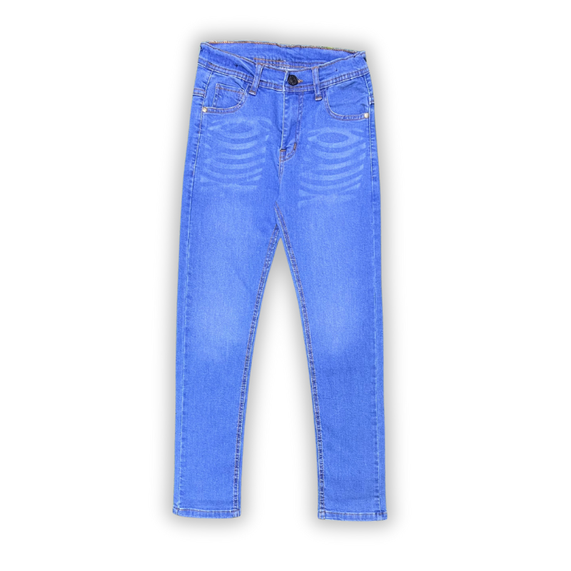 Premium Stretch Sky Denim Jeans for Kids