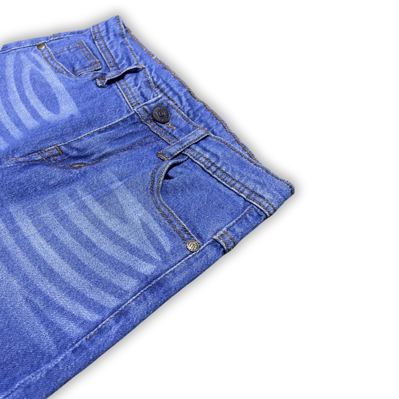 Premium Stretch Mid Blue Denim Jeans for Kids